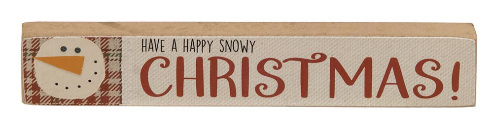 Snowman Advice Mini Stick, 3 Assorted