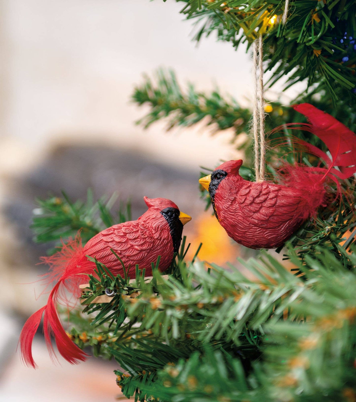 Resin Cardinal Ornament