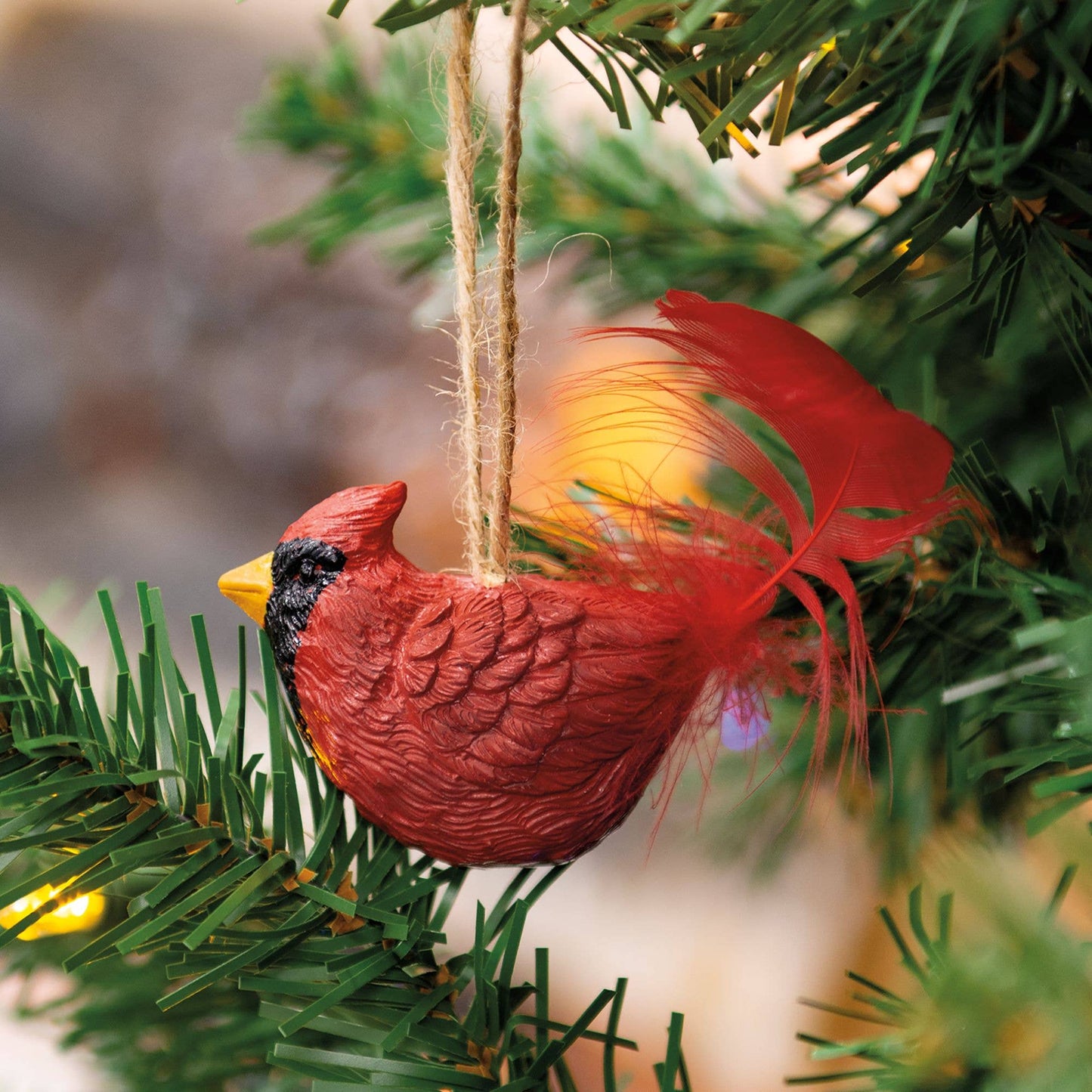 Resin Cardinal Ornament